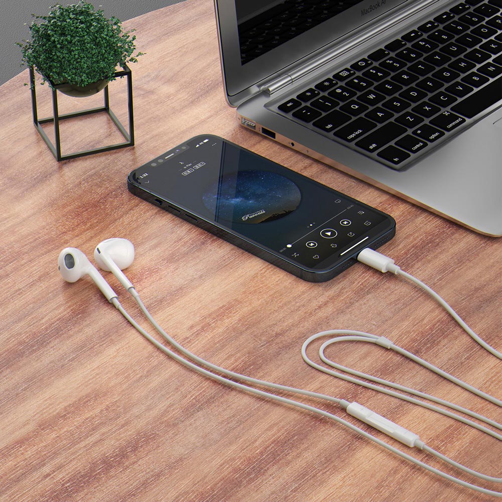 Maplin White Wired Earbuds USB-C Image 2