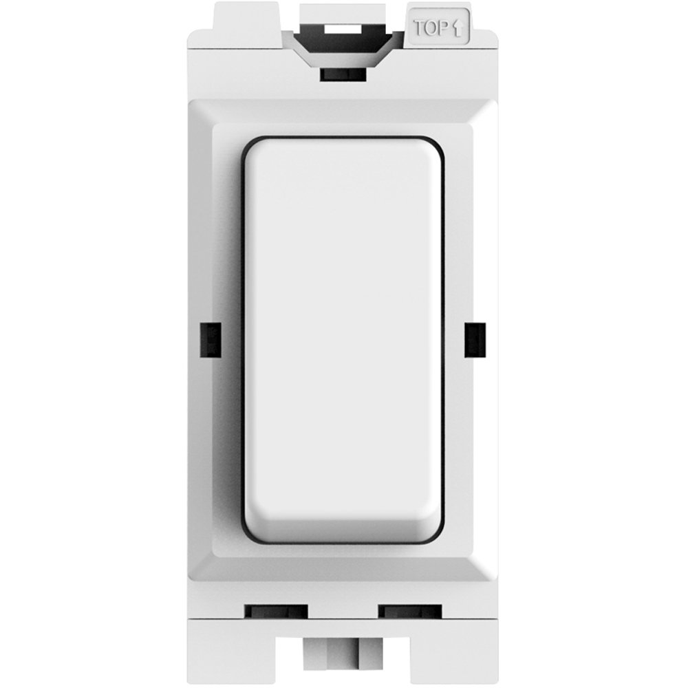 ENER-J White Dimmable Knightsbridge Grid Switch Image 1