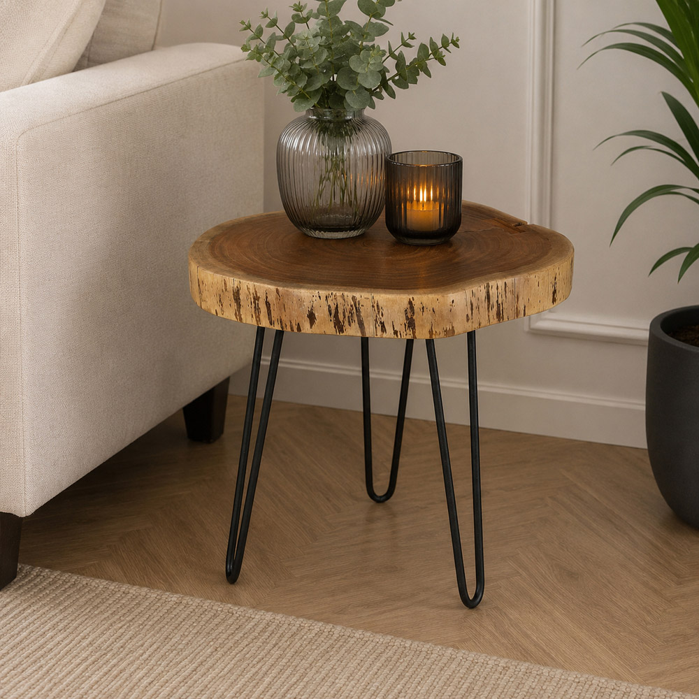 Premier Housewares Nandri Tripod Base Side Table Image 4
