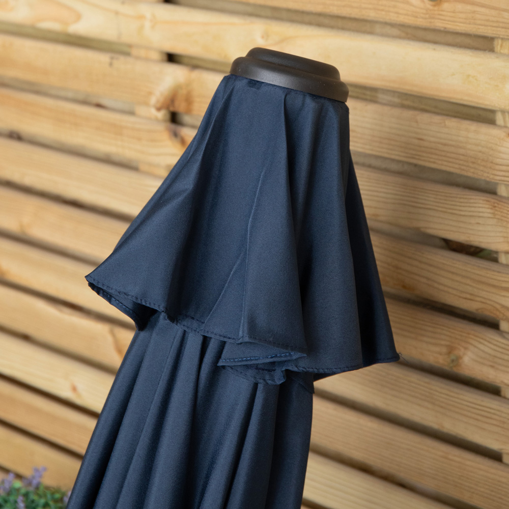 Samuel Alexander Havana Blue Crank Handle Garden Parasol 2.7m Image 6