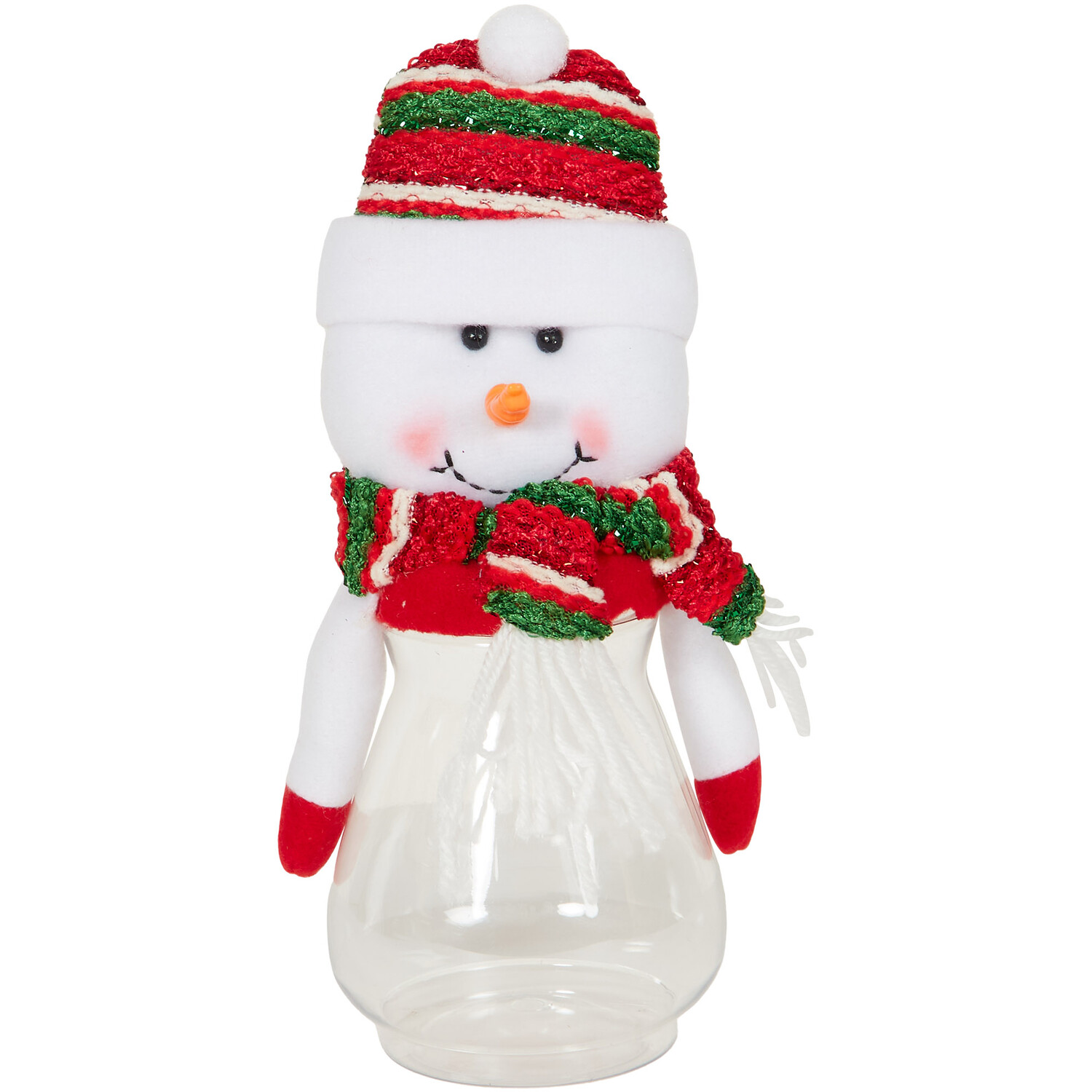 Santa or Snowman Storage Jar Image 2