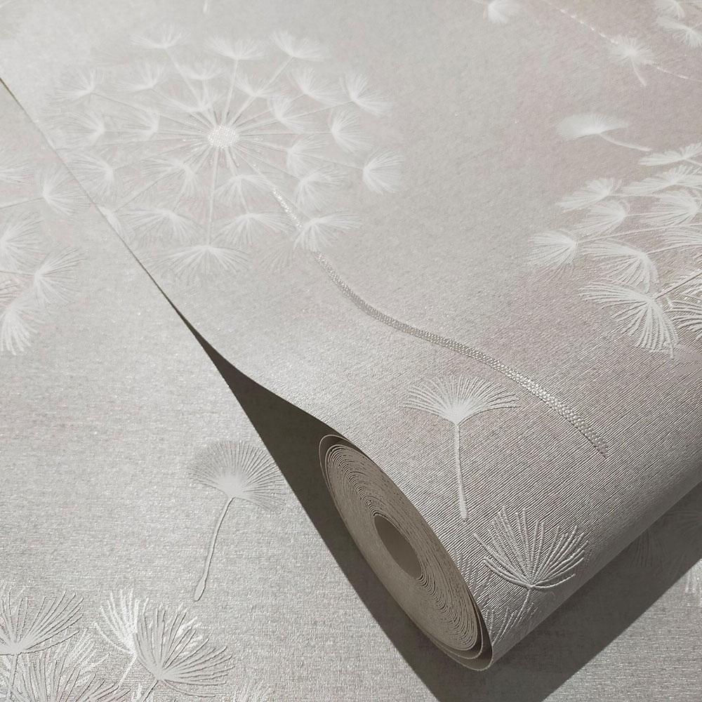 Holden Decor Allora Grey Vinyl Wallpaper Image 2