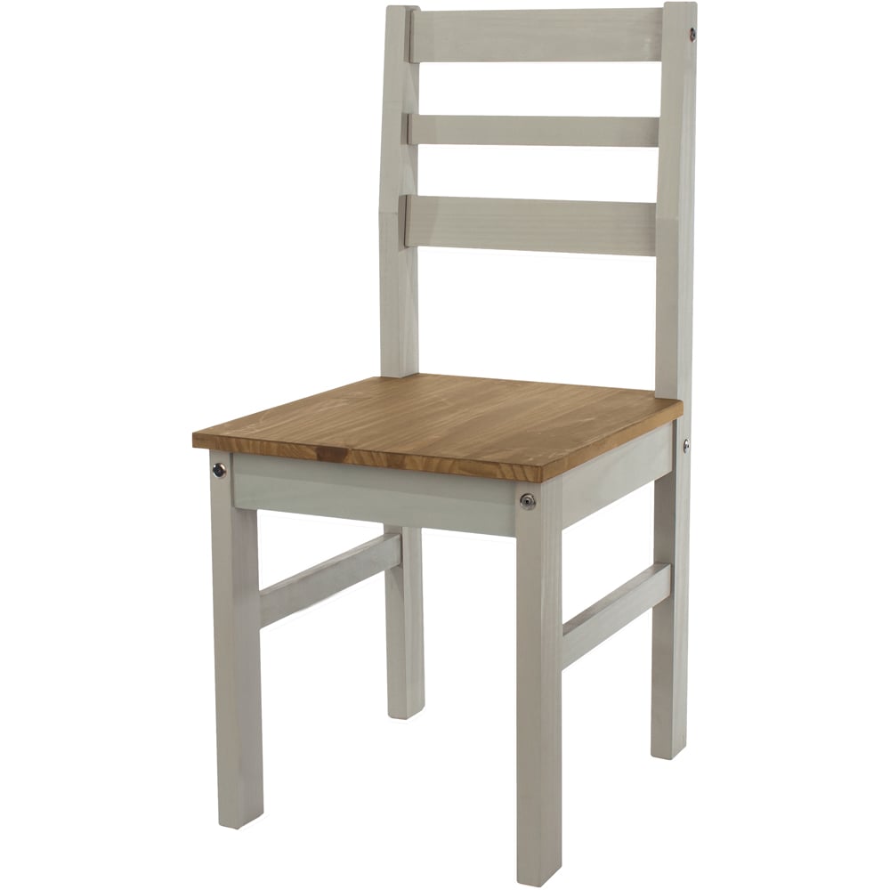 Core Products Corona Linea 4 Seater Dining Table Bench Set Grey Image 2