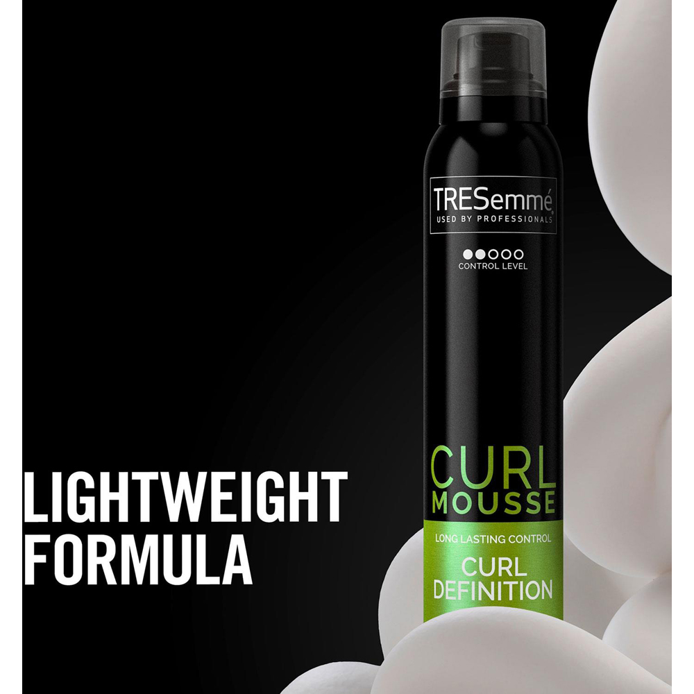 TRESemme Curl Definition Long Lasting Control Hair Mousse 200ml 3 Pack Image 5