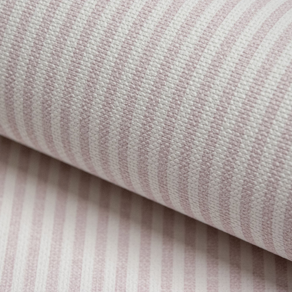 Grandeco Pinstripe Nursery Pink Textured Wallpaper Image 3