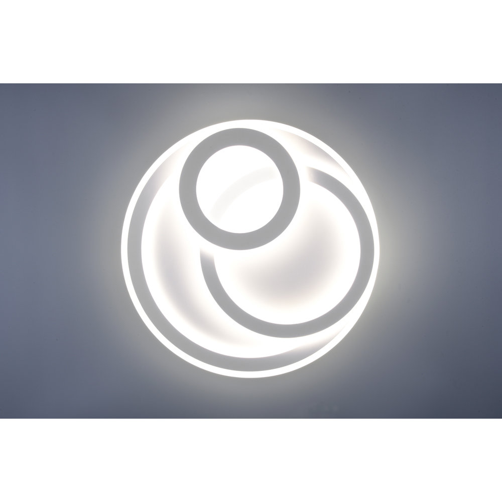 TRIO Mita Matt White Round LED Ceiling Light Image 7