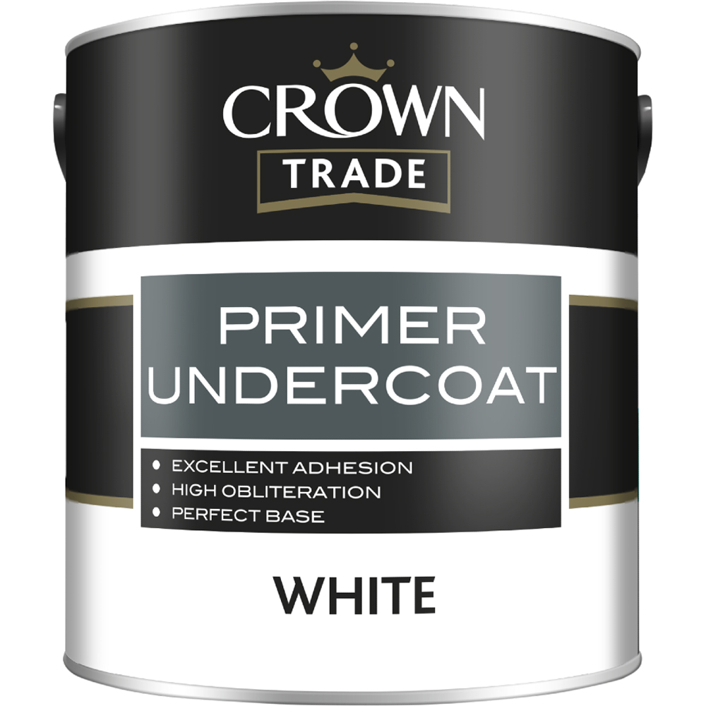 Crown Trade White Primer Undercoat 2.5L Image 2