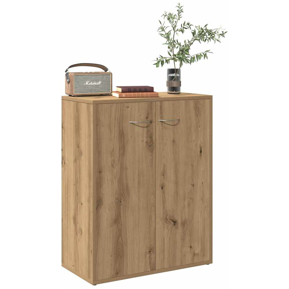 vidaXL 2 Door Artisan Oak Highboard Image 3