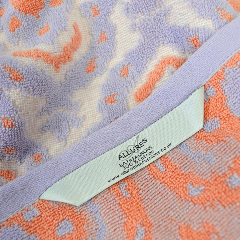 Allure Bath Fashions Cotton Ikat Sculpted Patterned Hand Towel 2 Pack Image 4