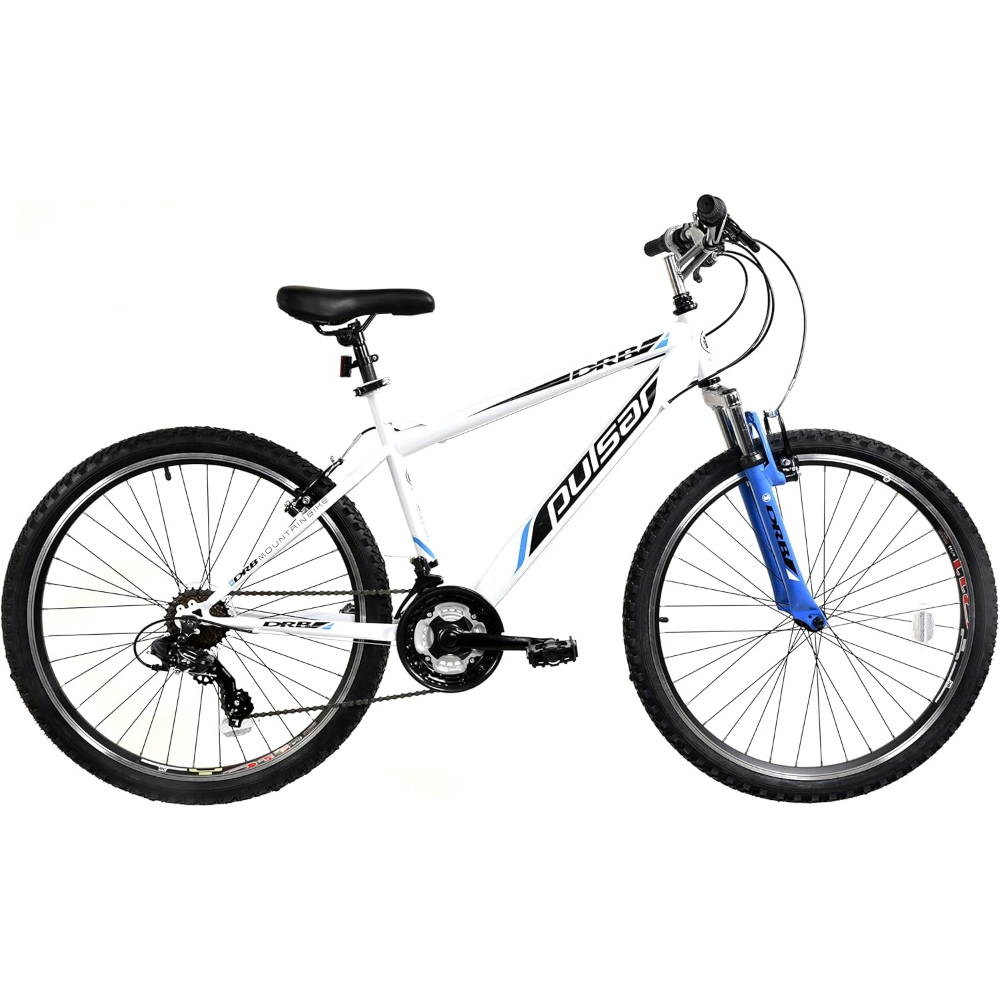 Dallingridge Pulsar 26 Inch Ice White and Blue Hardtail Mountain Bike Image