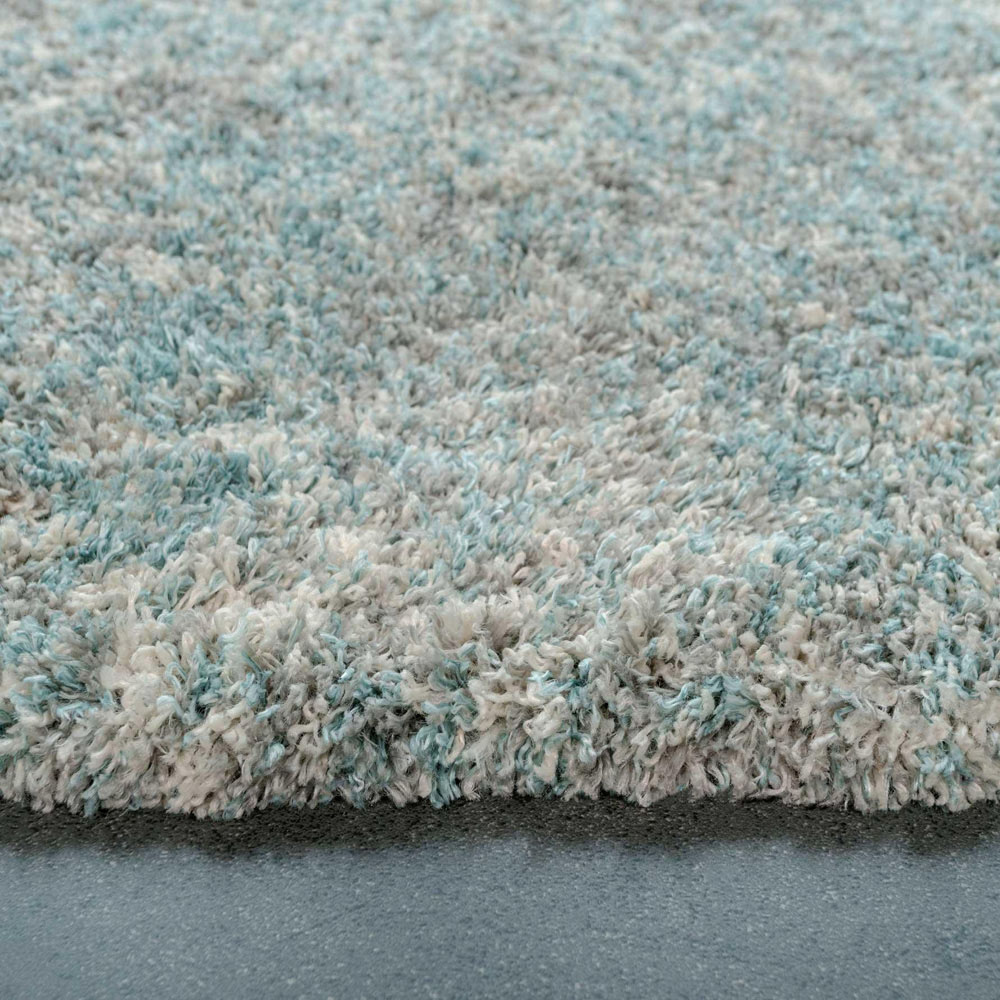 Kukoon Kinsale Blue Multicolour Shaggy Mottled Rug 160 x 230cm Image 6