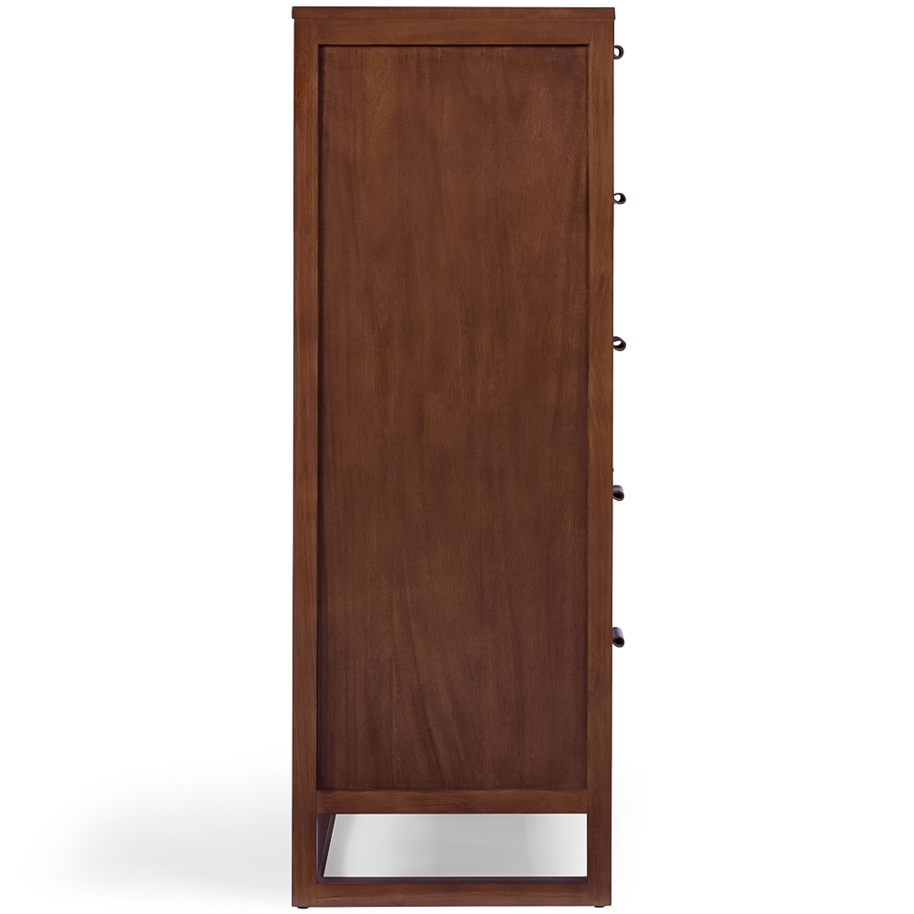 Teamson Home Hatteras 5 Drawer Walnut Dresser Image 4