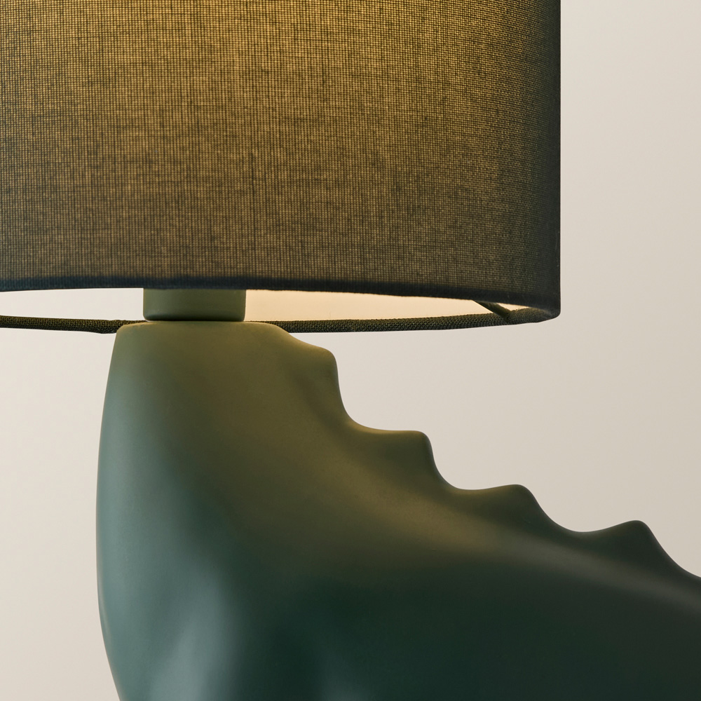ValueLights Dinosaur Green Shade LED Table Lamp Image 4