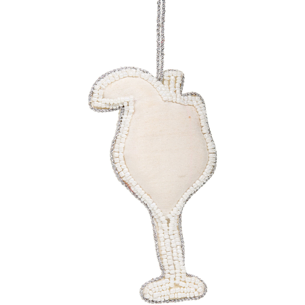 Beaded Cocktail Hanging Decoration - Orange Image 3