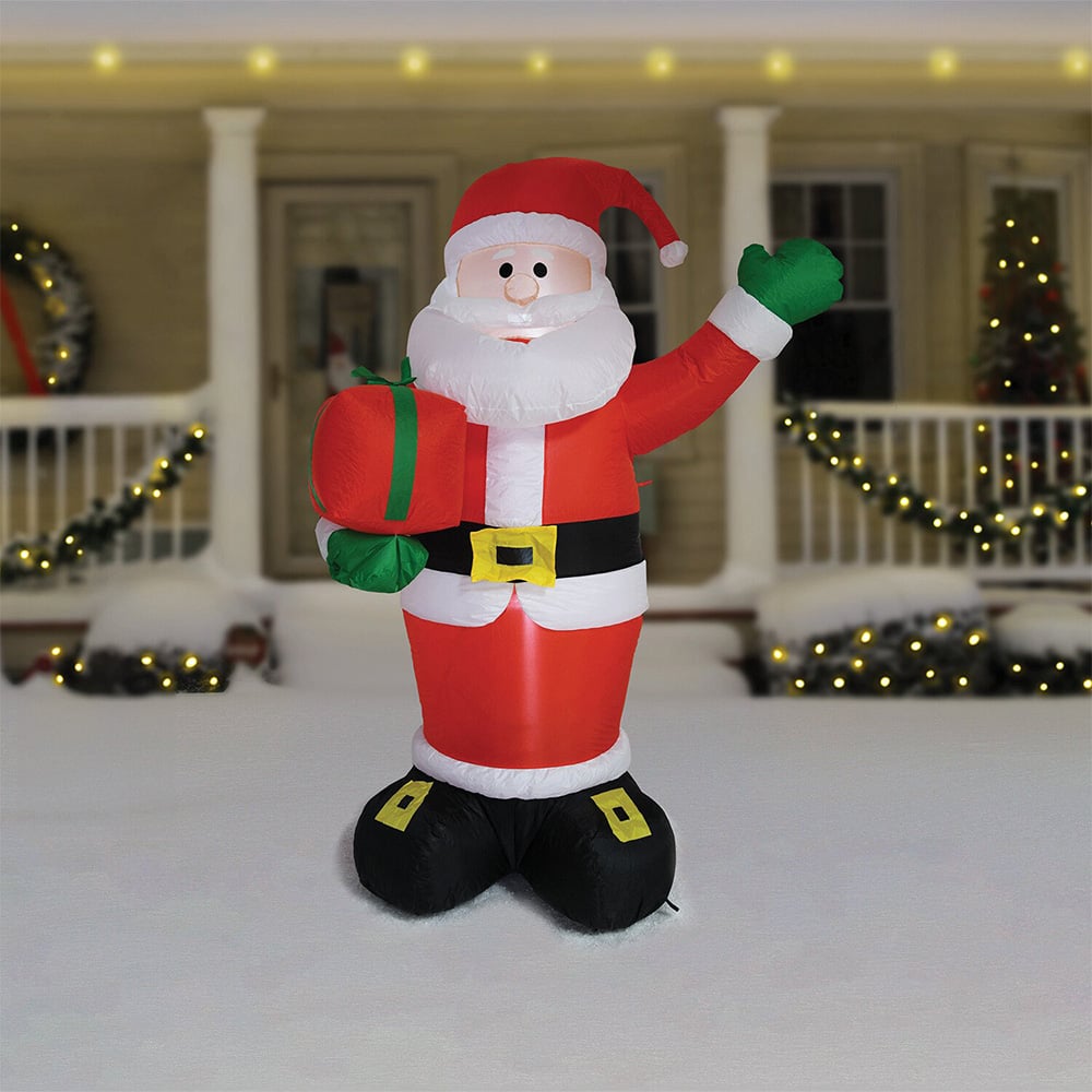 Santa Inflatable 5ft - Multicolour Image 6