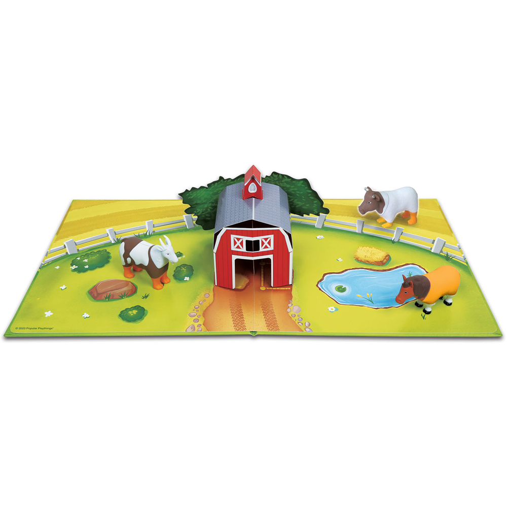 Small World Toys Make Your Own 3D Barnyard Animals Magnetic Assembly Kit Image 2