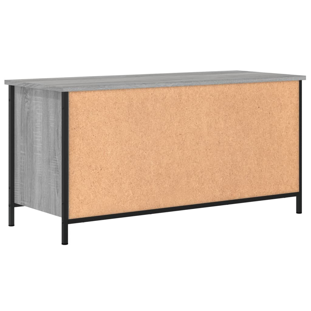vidaXL 4 Shelf Grey Sonoma TV Cabinet Image 6