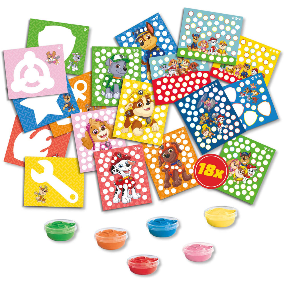 SES Creative Paw Patrol Fingerprint Paint Art Set Image 2
