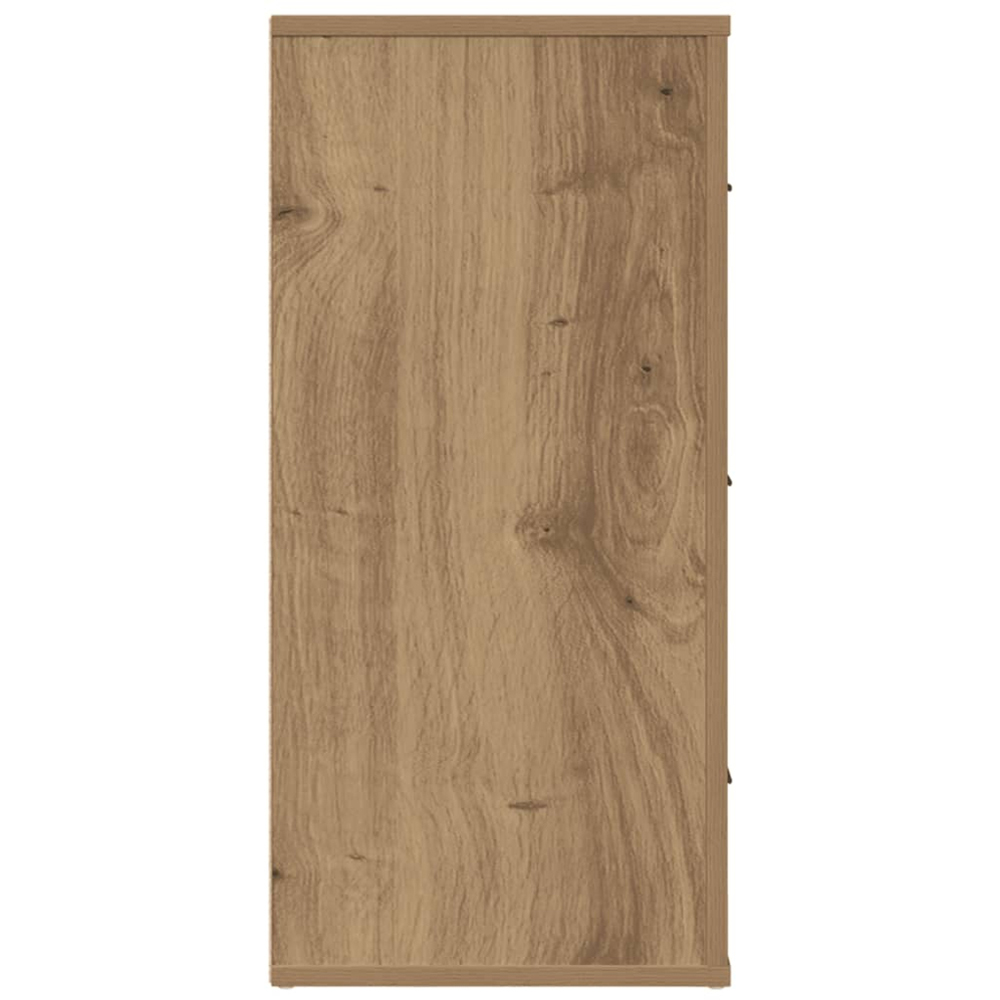 vidaXL 3 Drawer Artisan Oak Large Sideboard Image 6