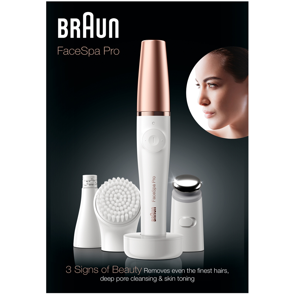 Braun SE911 FaceSpa Pro Facial Epilator Black Image 2