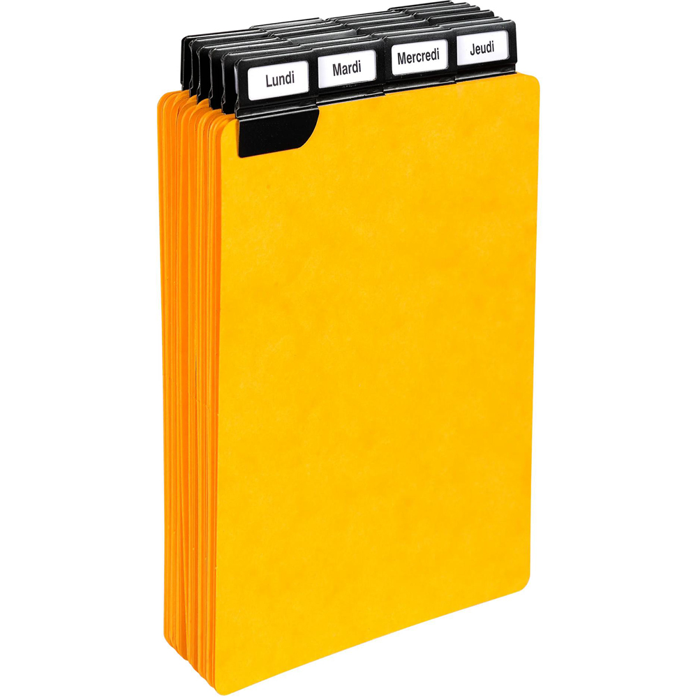 Exacompta Black A-Z Guide Card 210 x 148mm 24 Pack Image 4