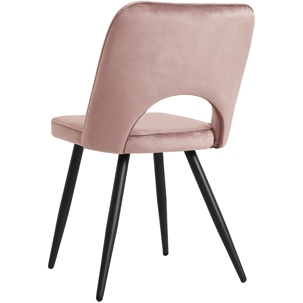 Metis Set of 2 Pink Dining Chair Image 5