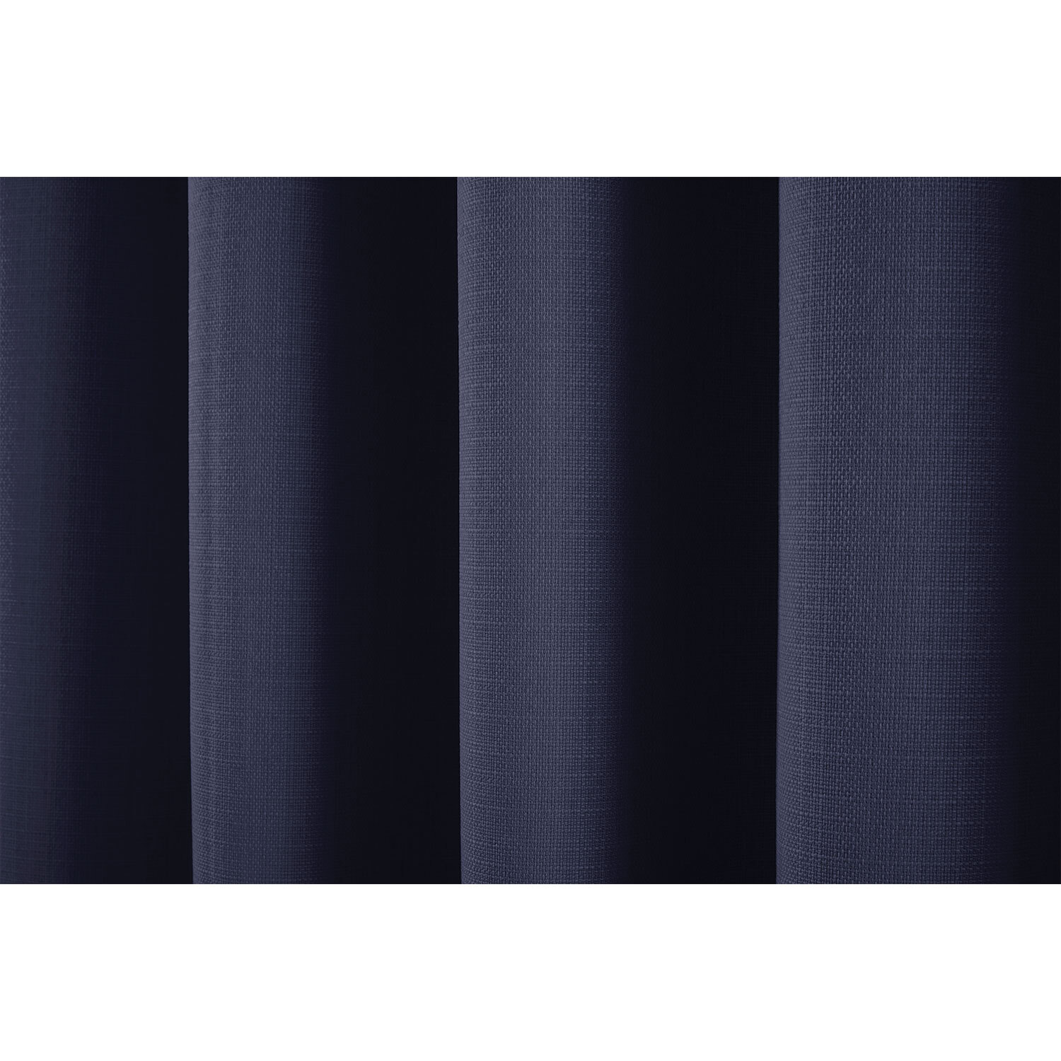 Divante Hoxton Navy Blackout Eyelet Curtains 229 x 168cm Image 4