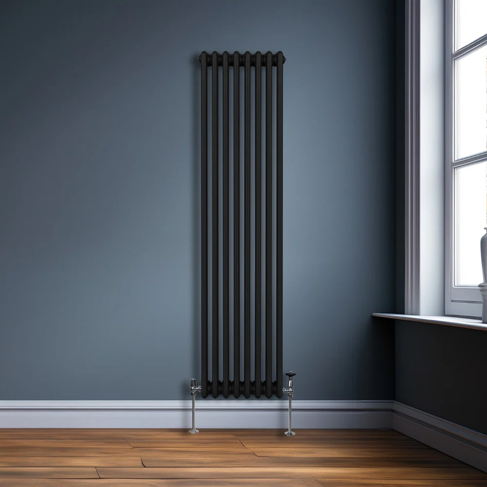 Monster Shop 5277 BTU Black Traditional 3 Column Radiator 1800 x 382mm Image 2