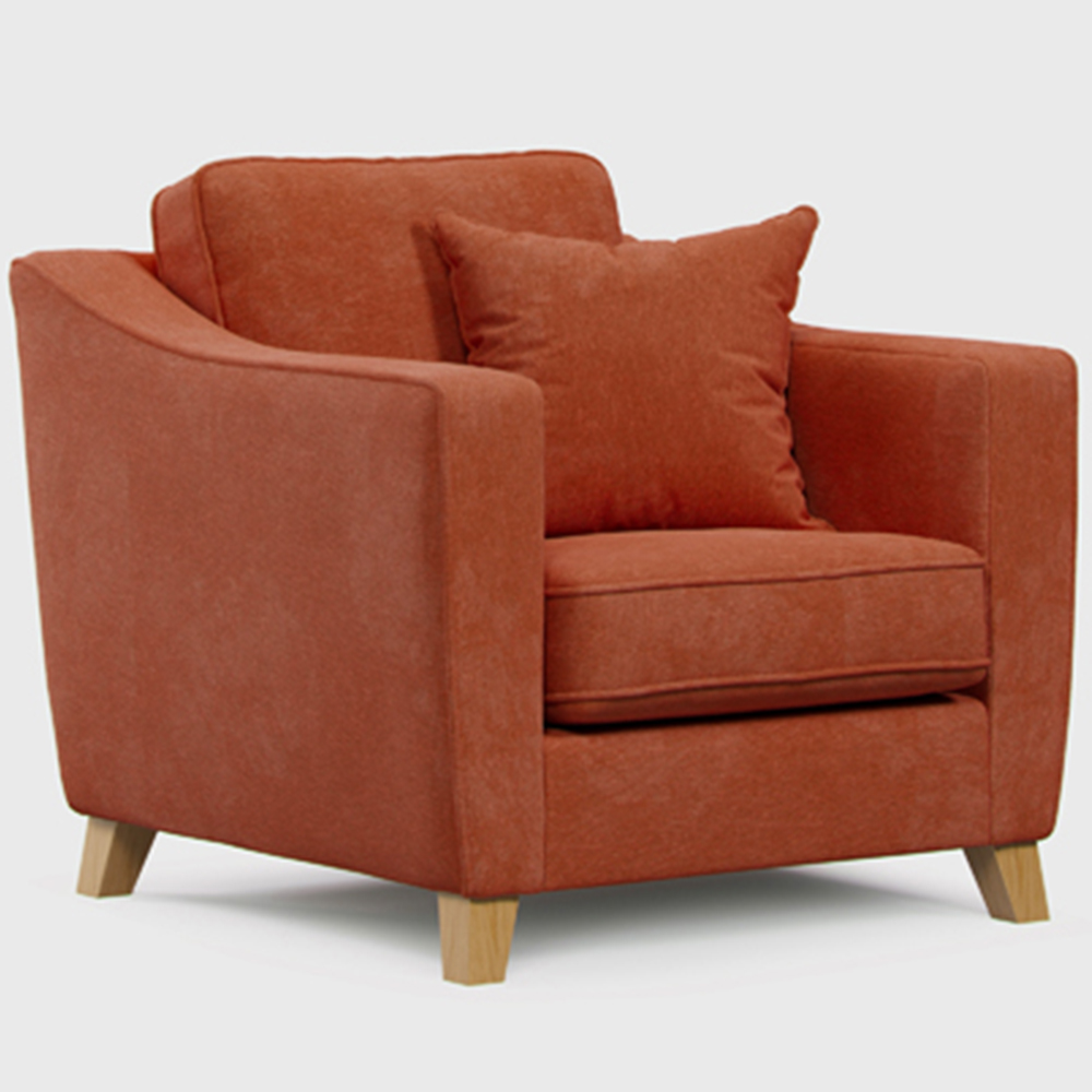 Marlon City Terracota Armchair Image 2