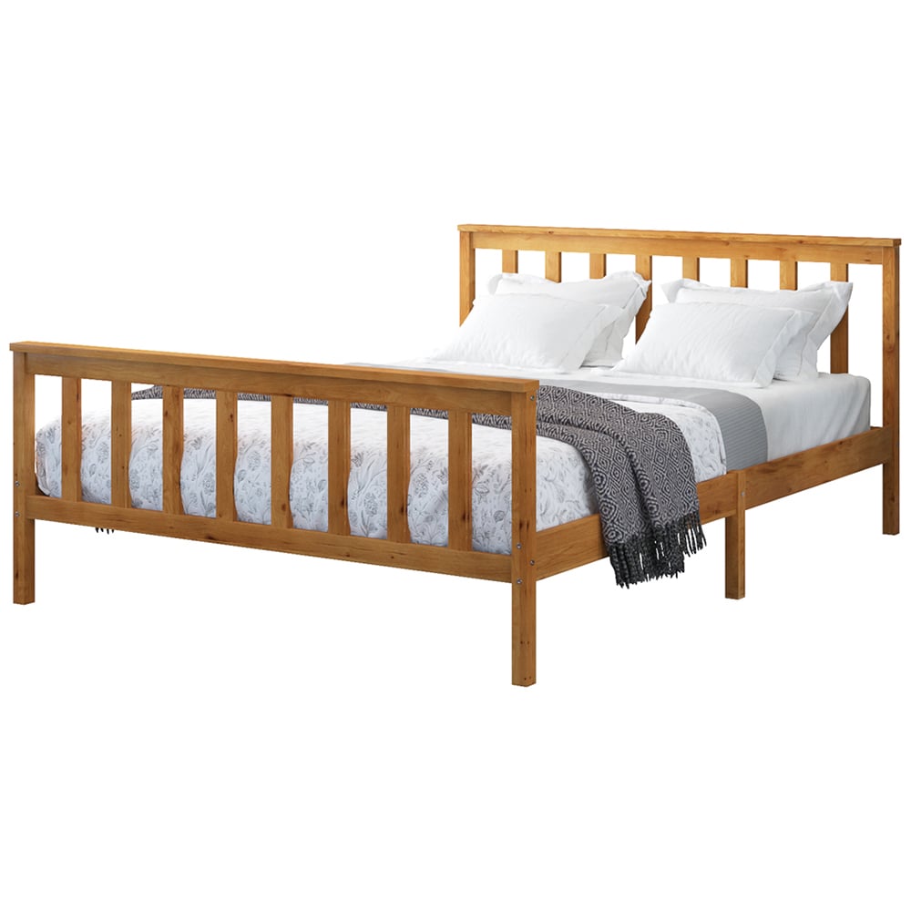 Aspire Atlantic Small Double Natural Bed Frame Image 2
