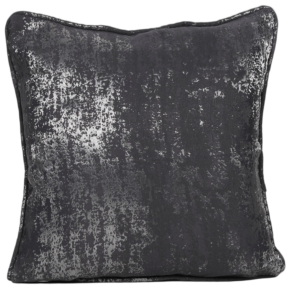 Divante Agadir Charcoal Jacquard Cushion Image 1