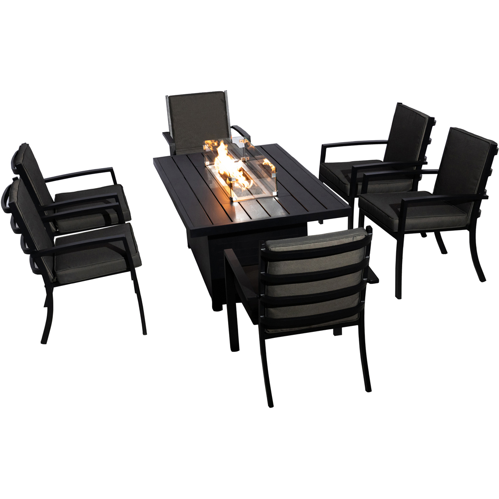 Furniture One 6 Seater Aluminium Garden Dining Set Image 2
