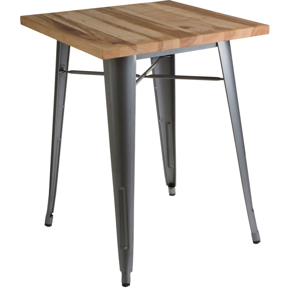 Premier Housewares Silver Powder Coated Finish Aldgate Side Table Image 2