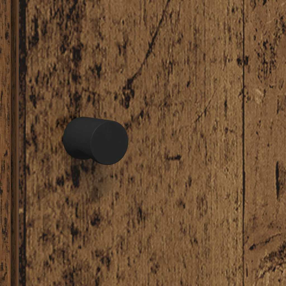 vidaXL 2 Door Old Wood Tall Slim Highboard Image 8