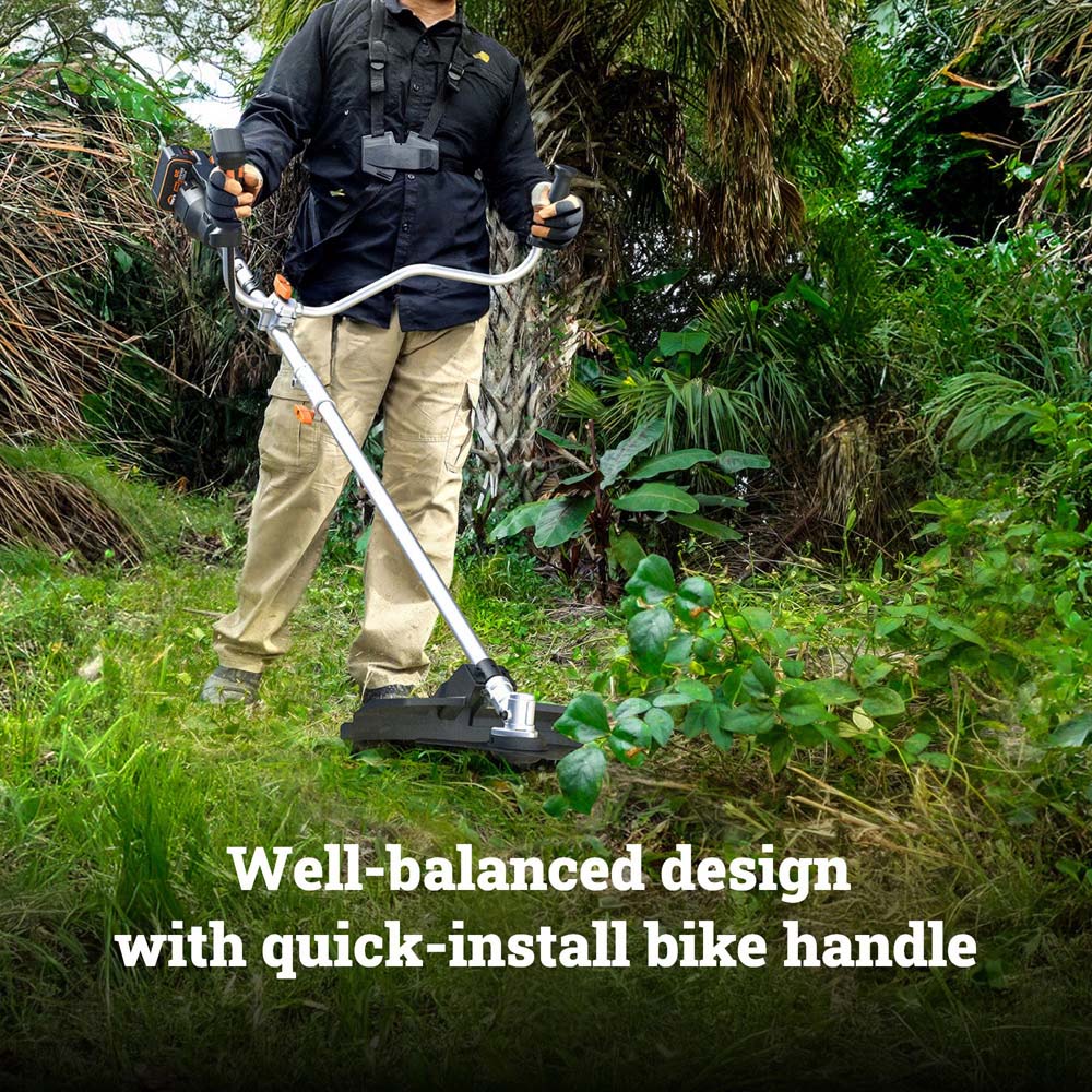 Worx WG084E 40V 38cm Petrol Cordless Brushless Brush Cutter with 4.0Ah Battery Image 4