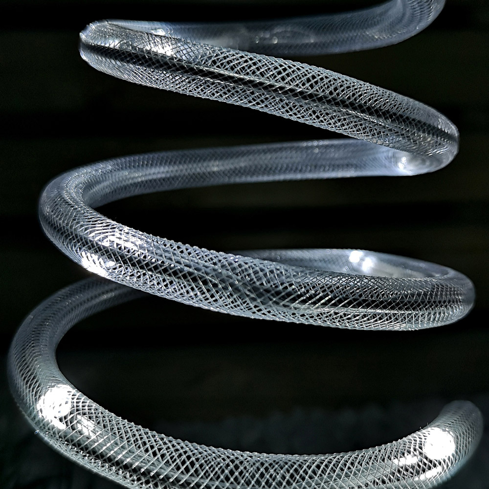Samuel Alexander 4 Piece Cool White LED Spiral Tree Path Christmas Light Set Image 7
