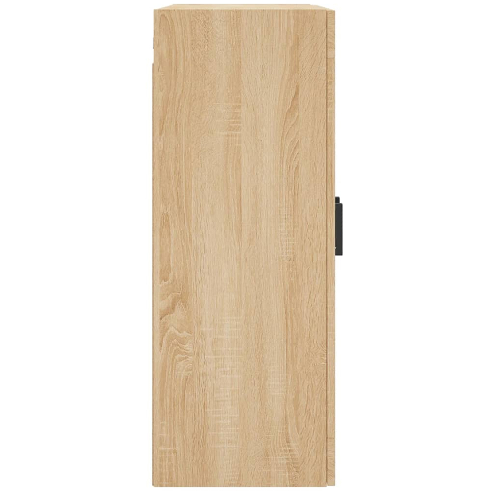 vidaXL 2 Glass Door Sonoma Oak Wall Mounted Cabinet Image 8