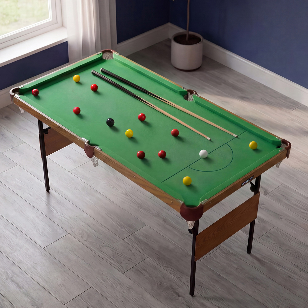 Charles Bentley 4ft 6in Snooker/Pool Table Green Image 6