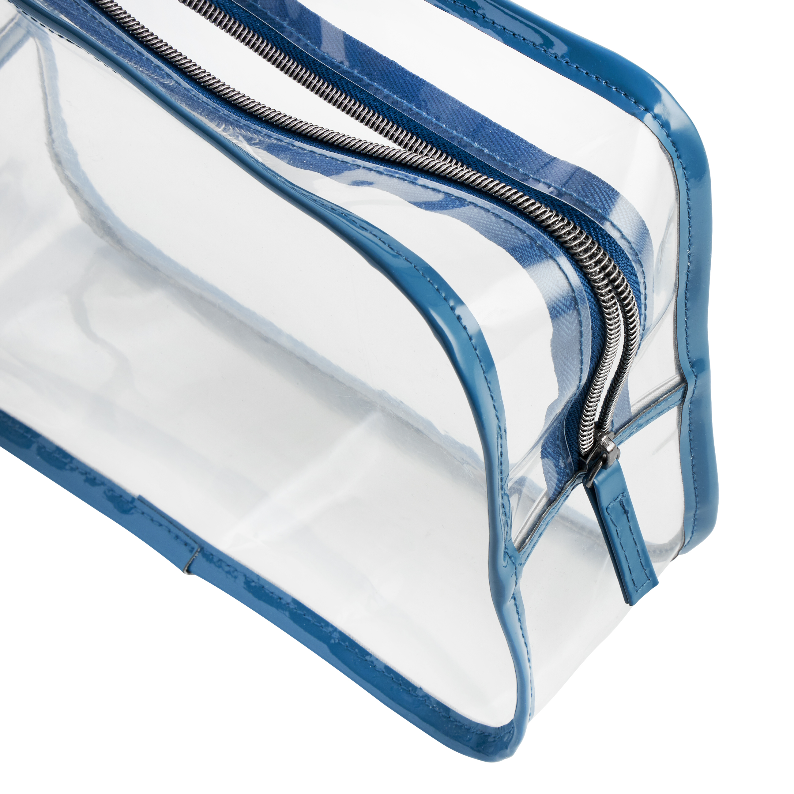 Wilko Transparent Travel Washbag 2 Pack Wilko