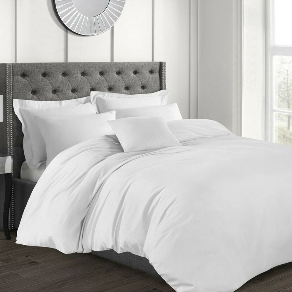 Sweet Dreams Percale White Housewife Pillowcase 2 Pack Image 2
