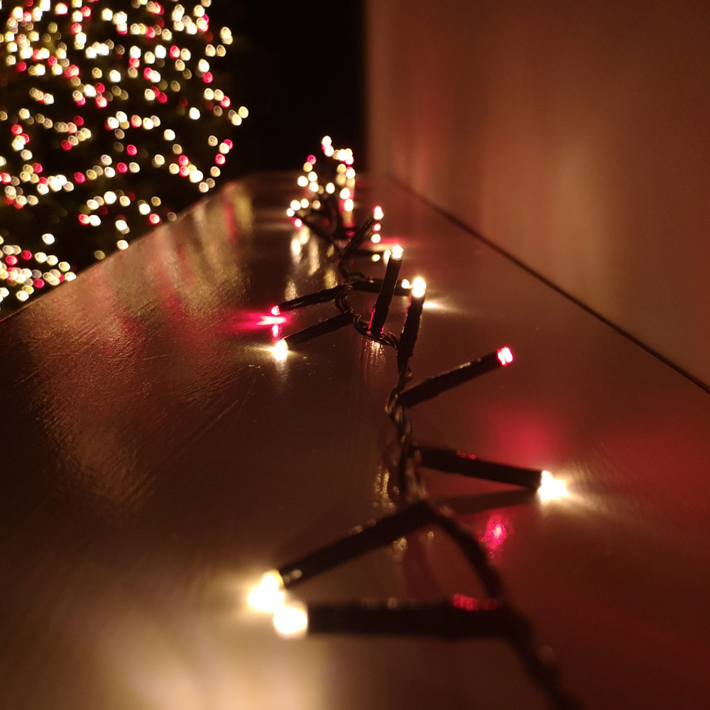 Samuel Alexander TreeBrights 240 Red and Vintage Gold LED Multi ...