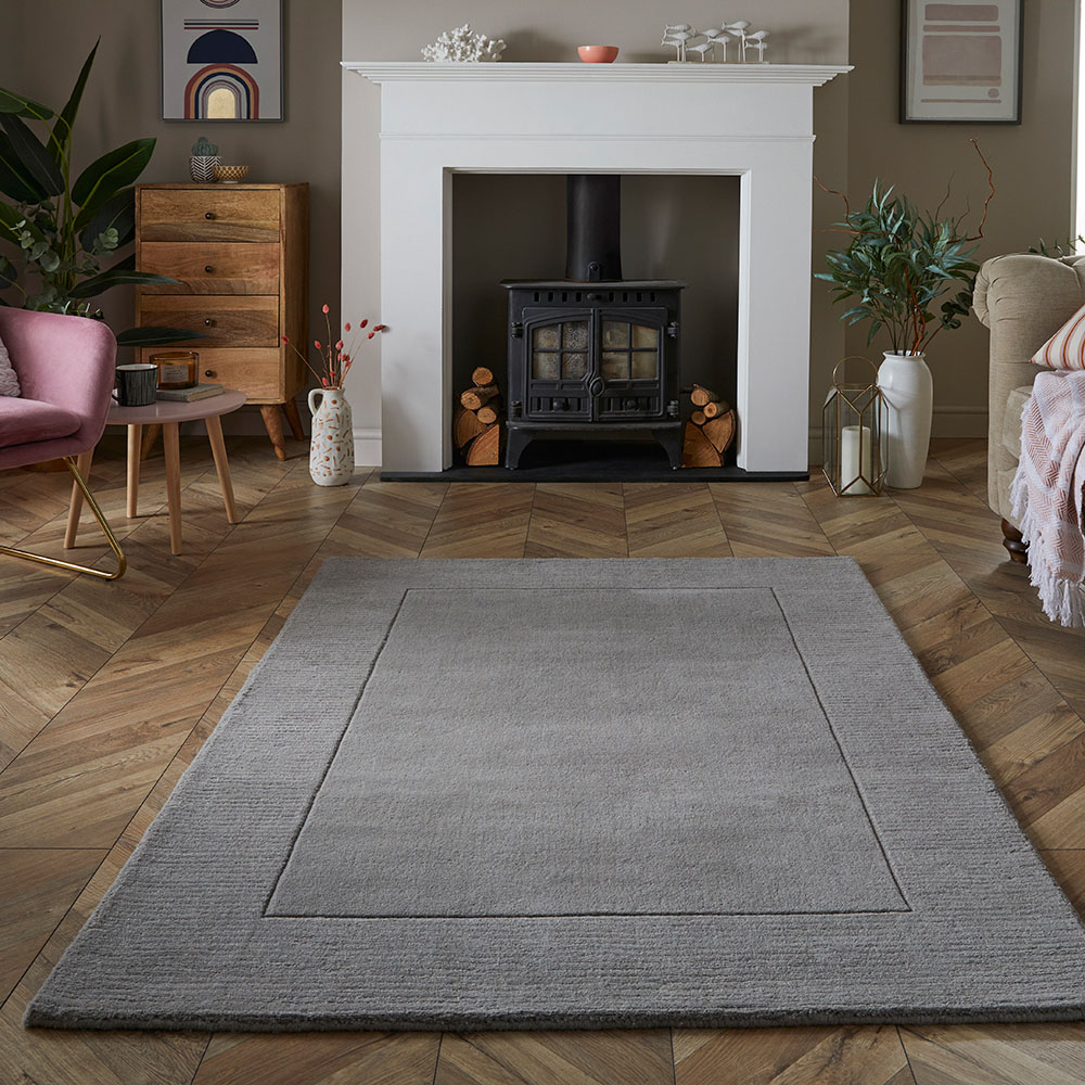 Esselle Home Esme Wool Silver Rug 200 x 290cm Image 2