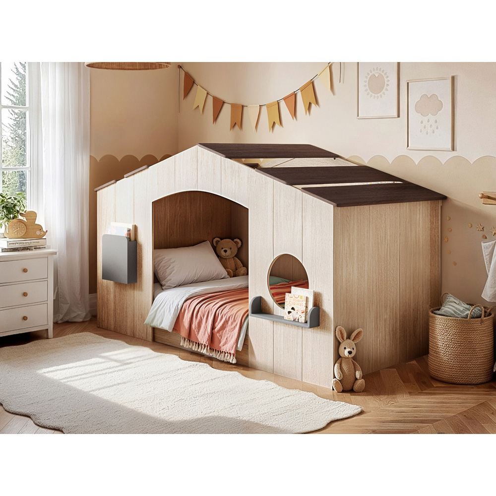 Flair Frankie Wooden Play House Bed Frame Image 5