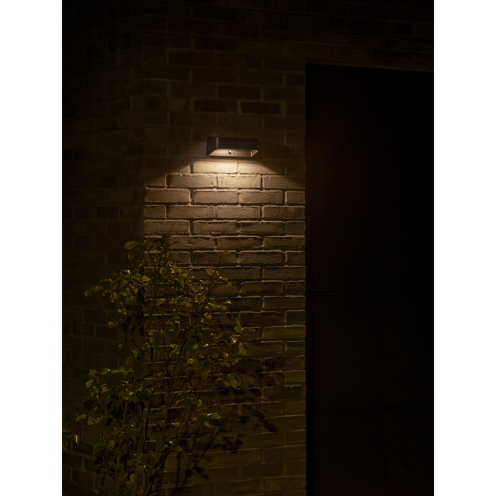 Nordlux Marcellio 400 Lumens Black Solar LED Wall Light Image 9