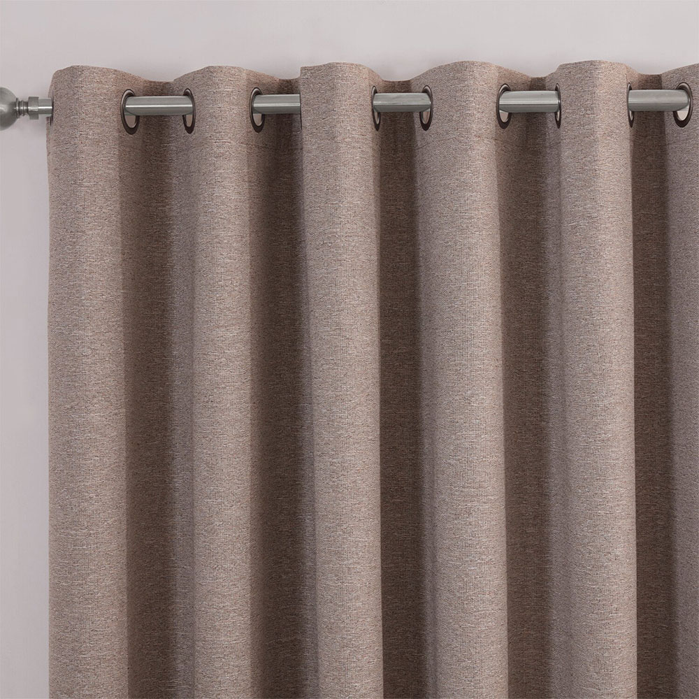 Dusk Eyelet Curtain Natural 229cm Image 3