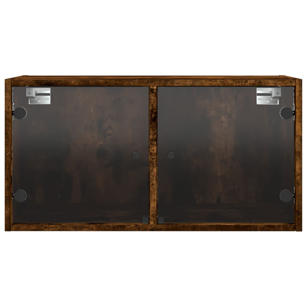 vidaXL 2 Door Brown Wall Cabinet Set of 2 Image 7