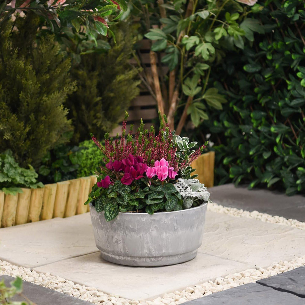 Garden Gear Marble Caesar Bowl 34.5cm Image 2
