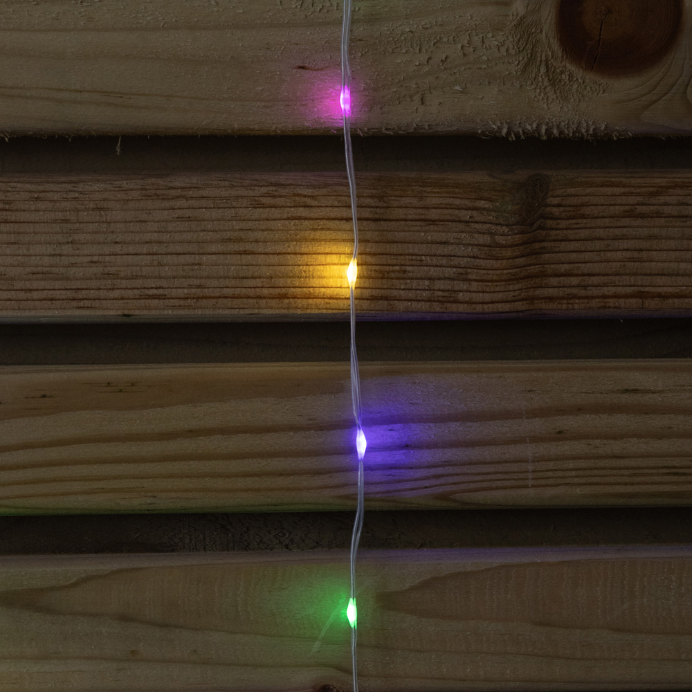 Samuel Alexander 327 Multicoloured LED Christmas Window Curtain Light 1.2 x 1.1m Image 7