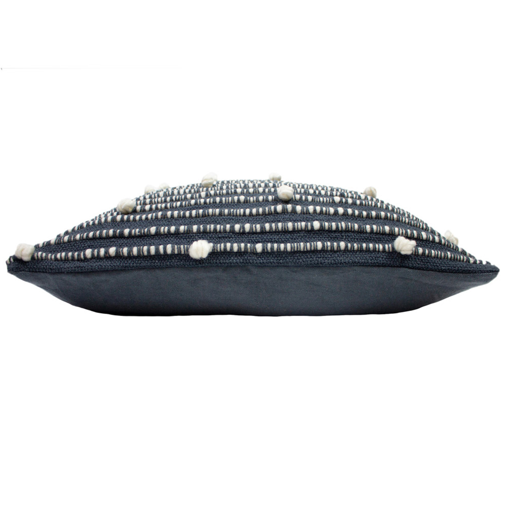 furn. Arlo Charcoal Woven Cushion Image 3