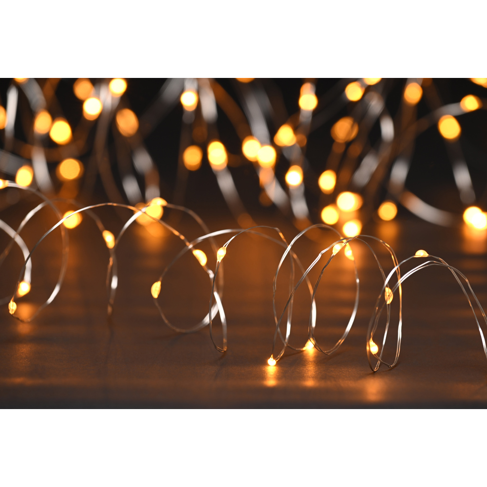 Festive 400 Warm White LED Christmas Dewdrop Light 19.95cm Image 2